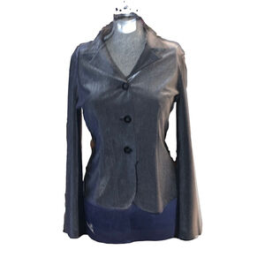Women's Blazer Small silvery grey black